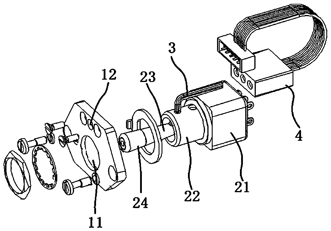 Toggle switch handle illumination structure