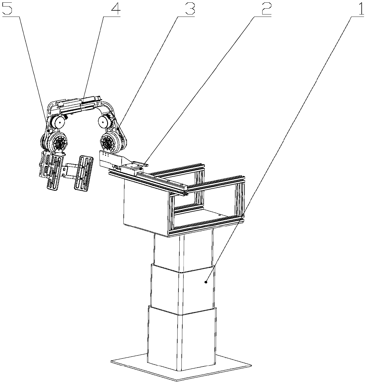 Flexible shoulder joint rehabilitation exoskeleton mechanism