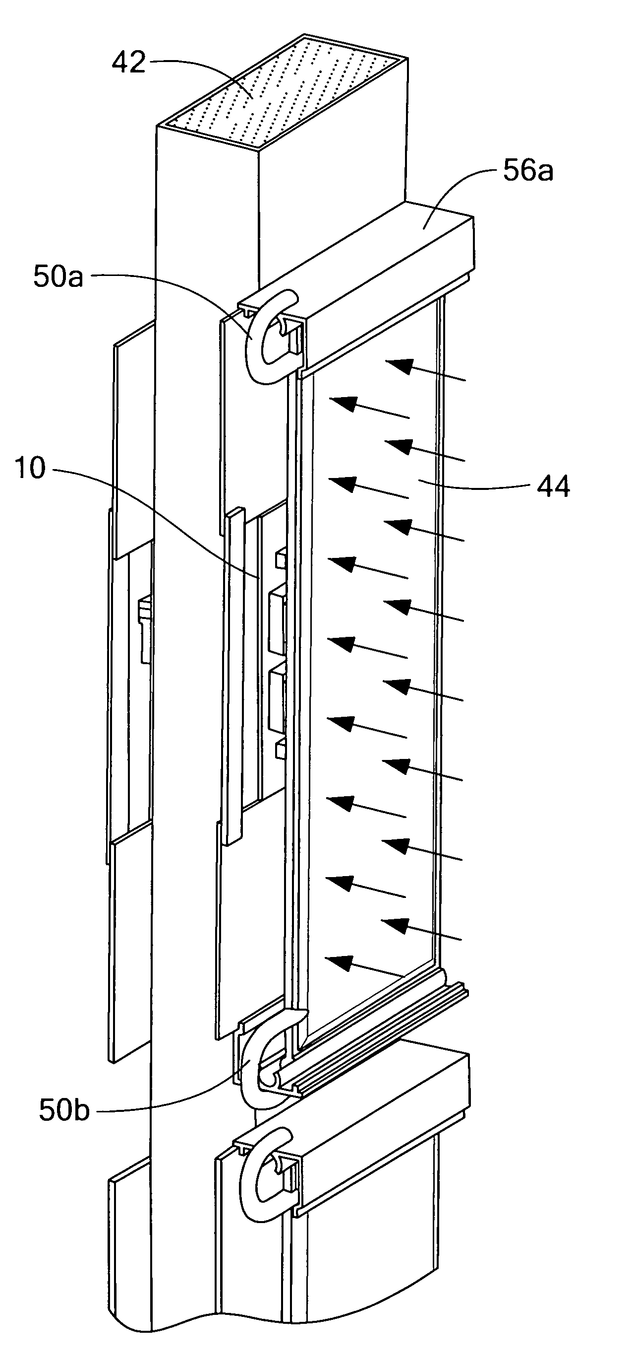 Pneumatic presssure wedge