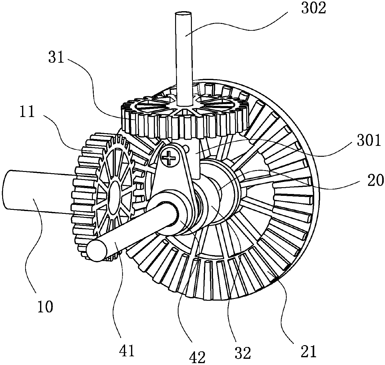 Transmission mechanism and tilting-rotor unmanned aerial vehicle