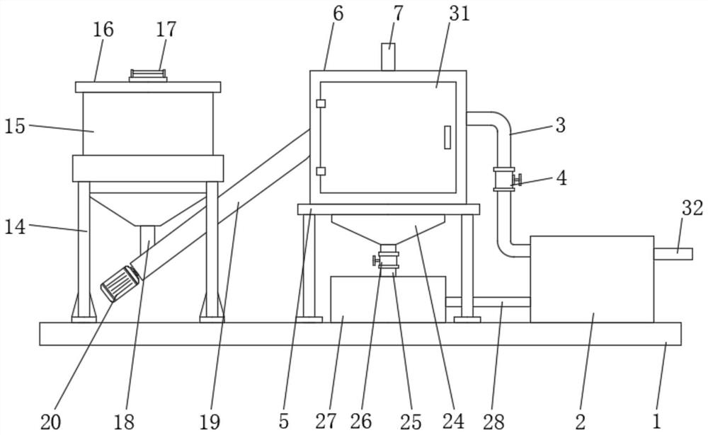 Granulated feed grease spraying machine