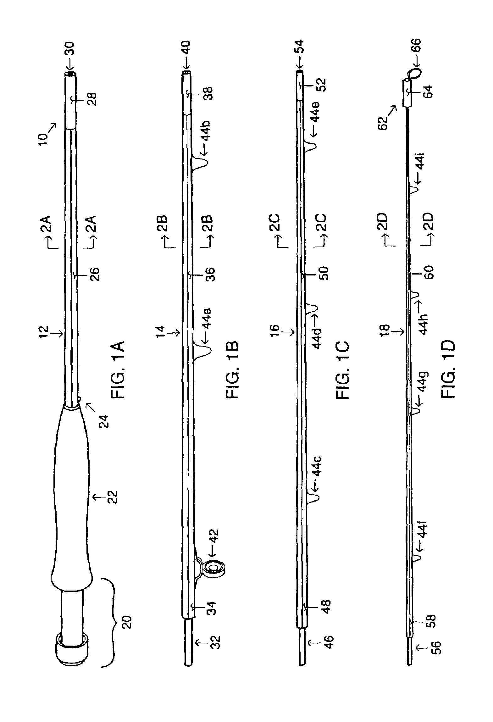 One piece polygonal carbon fiber rod with integral spine