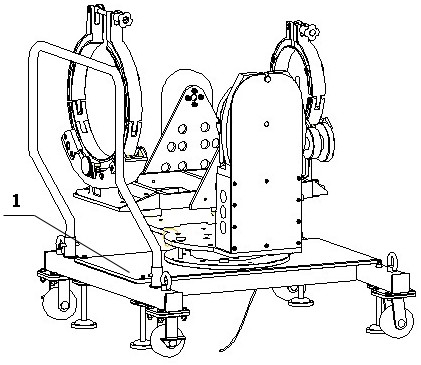 Dynamic test system for gyroscope adder of aviation product