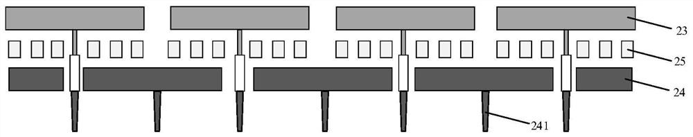 Three-dimensional memory having four stacked layers