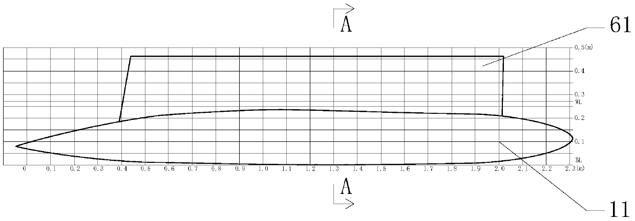 Catamaran sheet body design method and catamaran produced by using same