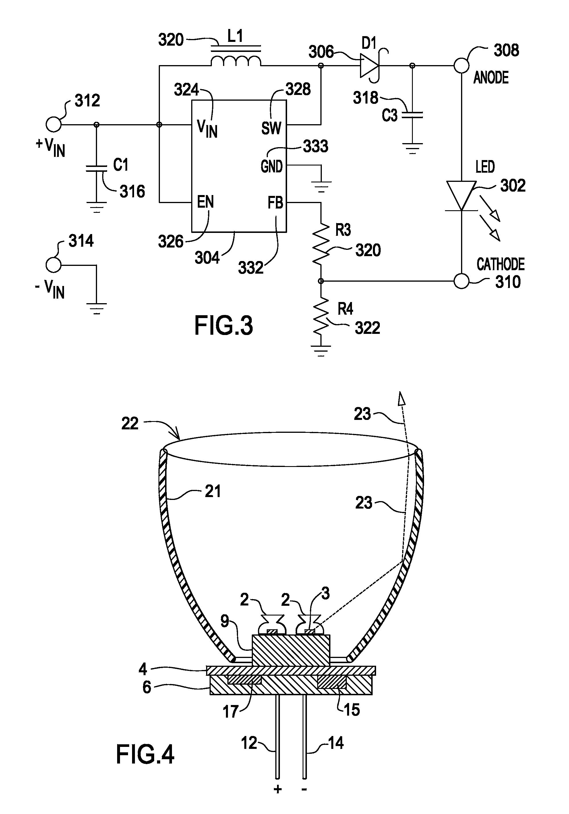 Replacement illumination device for a miniature flashlight bulb