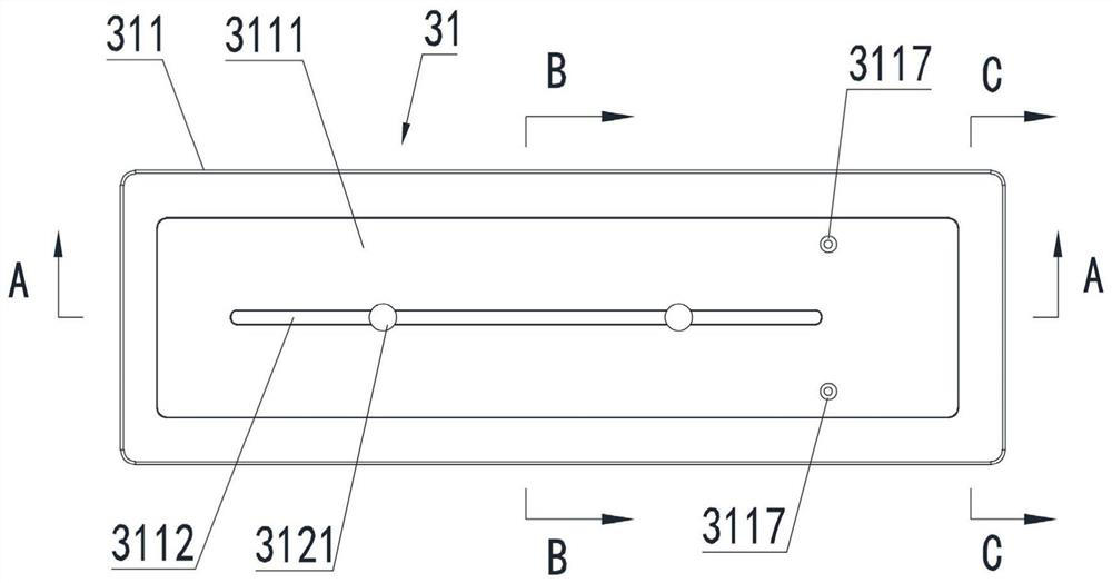 Infrared thermal imaging measuring device for surface temperature of wind tunnel test model