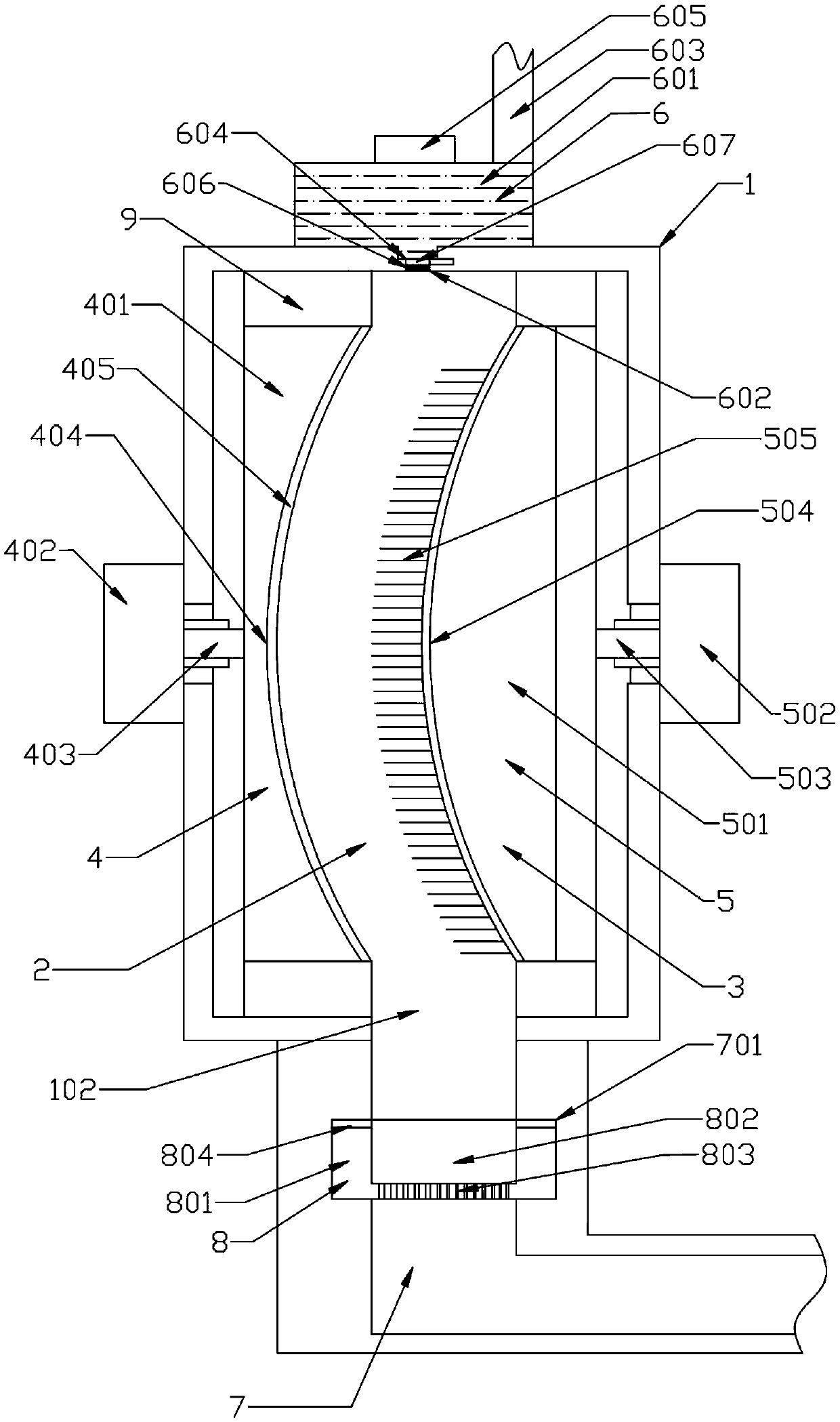 Automatic pan body cleaning device