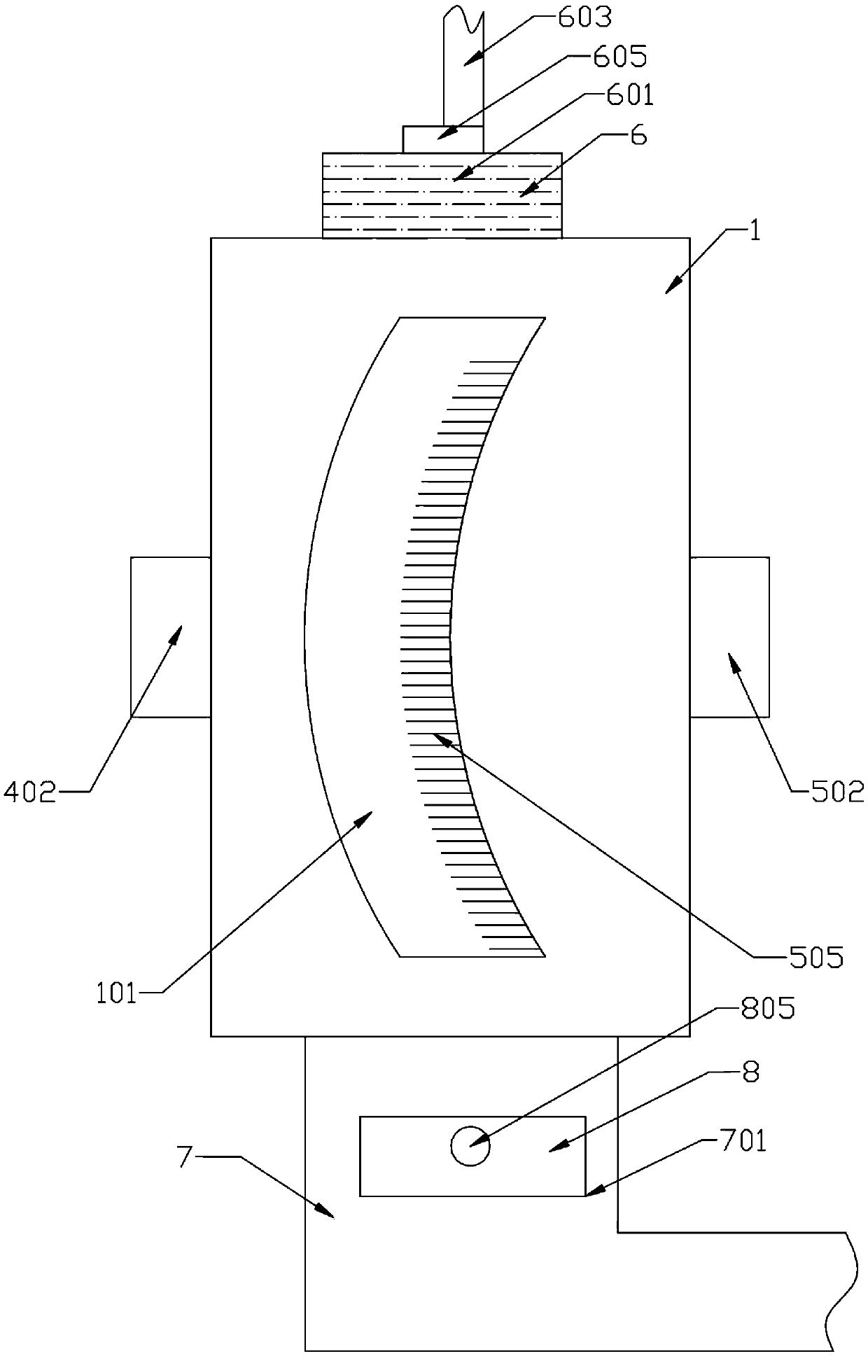 Automatic pan body cleaning device