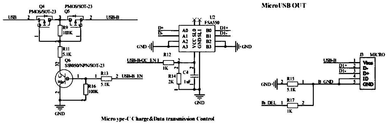 Multi-split wire for realizing data transmission of any path