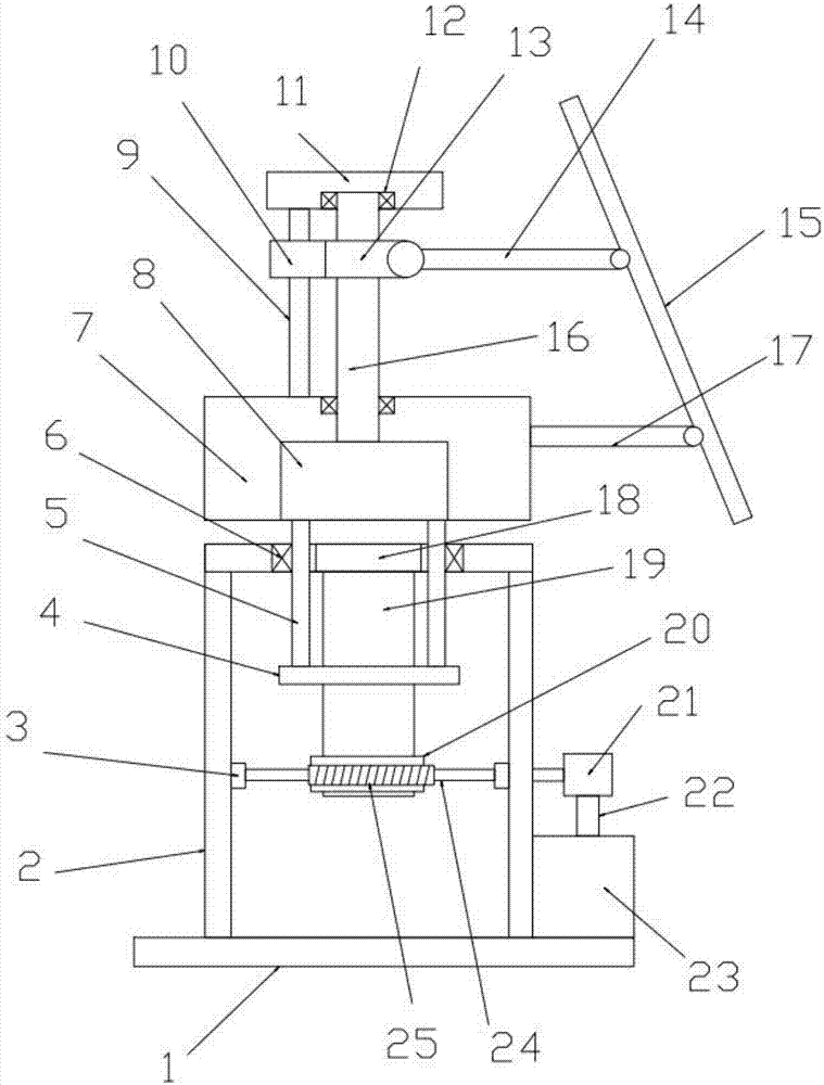 Vehicle-mounted mobile phone holder convenient for angle adjustment