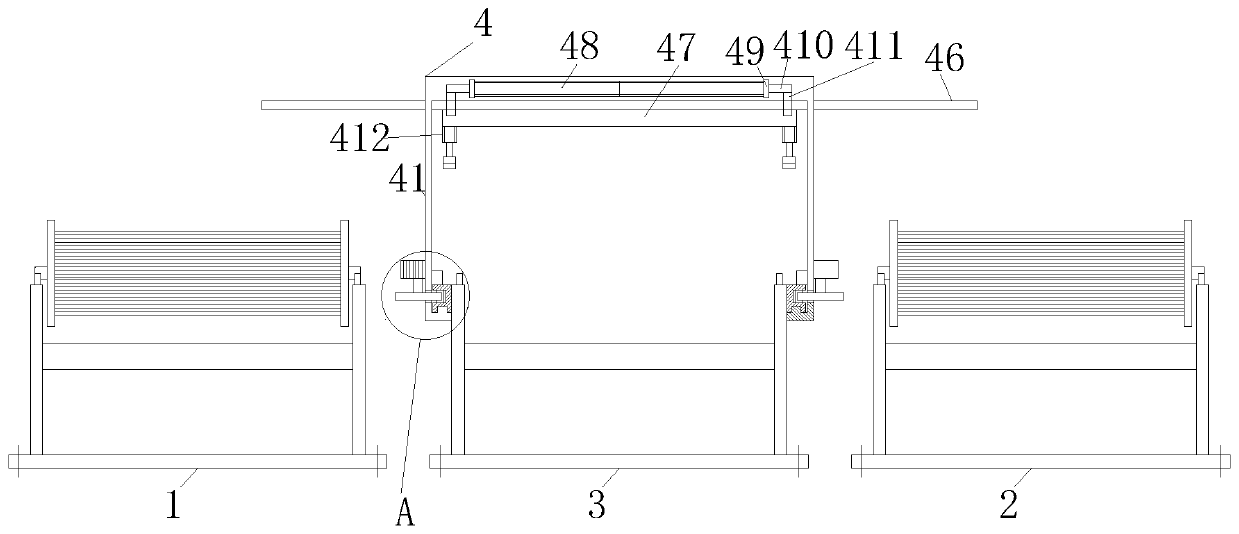 Intelligent transfer system applied to cloth weaving workshop