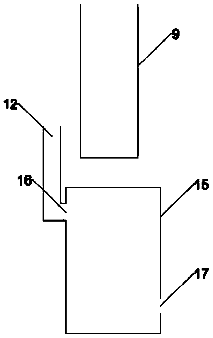 Gas-conducting pressure measuring intermittent producing oil exploitation device