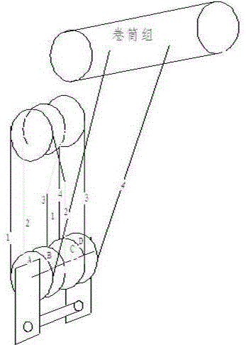 A method for quick replacement of hoisting motor pulley blocks and wire ropes