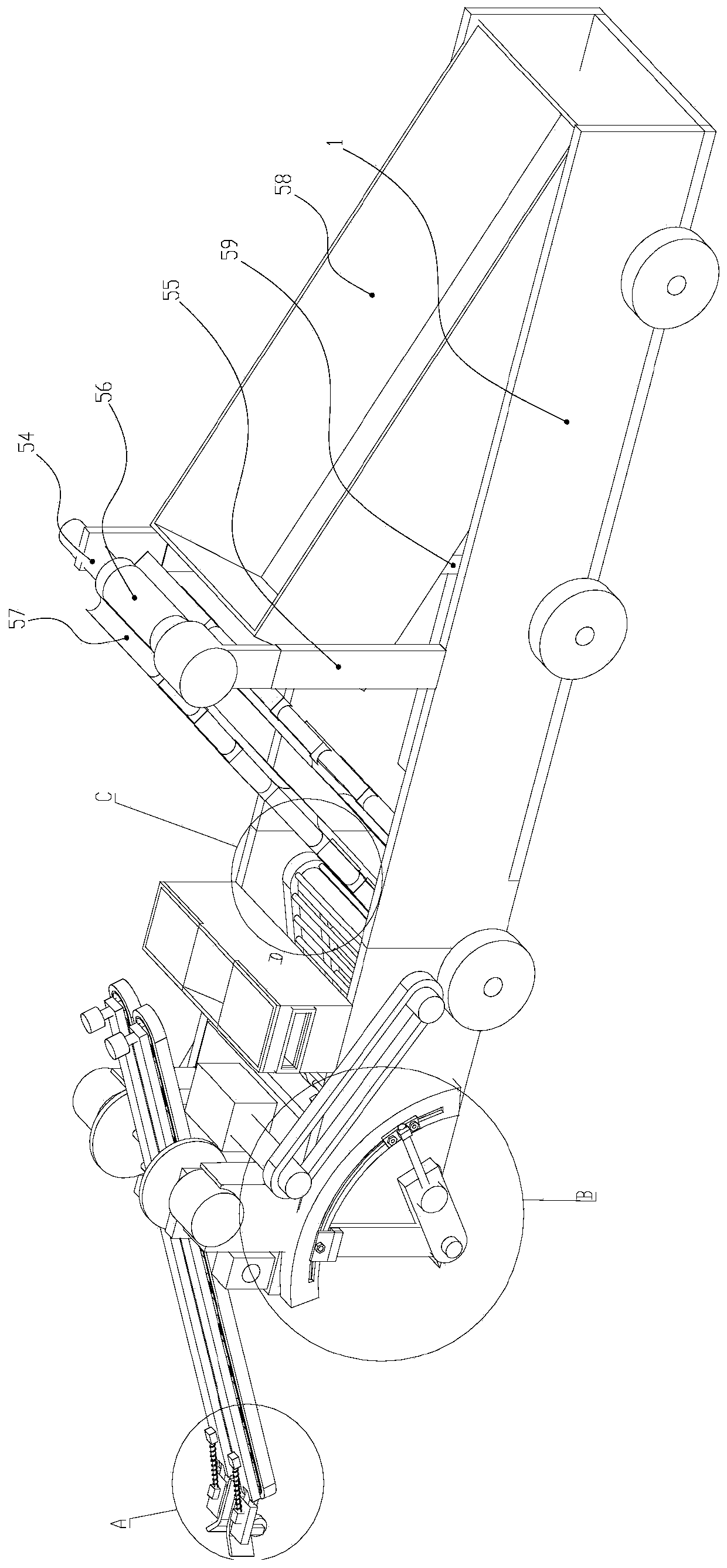 Full-automatic potato harvester