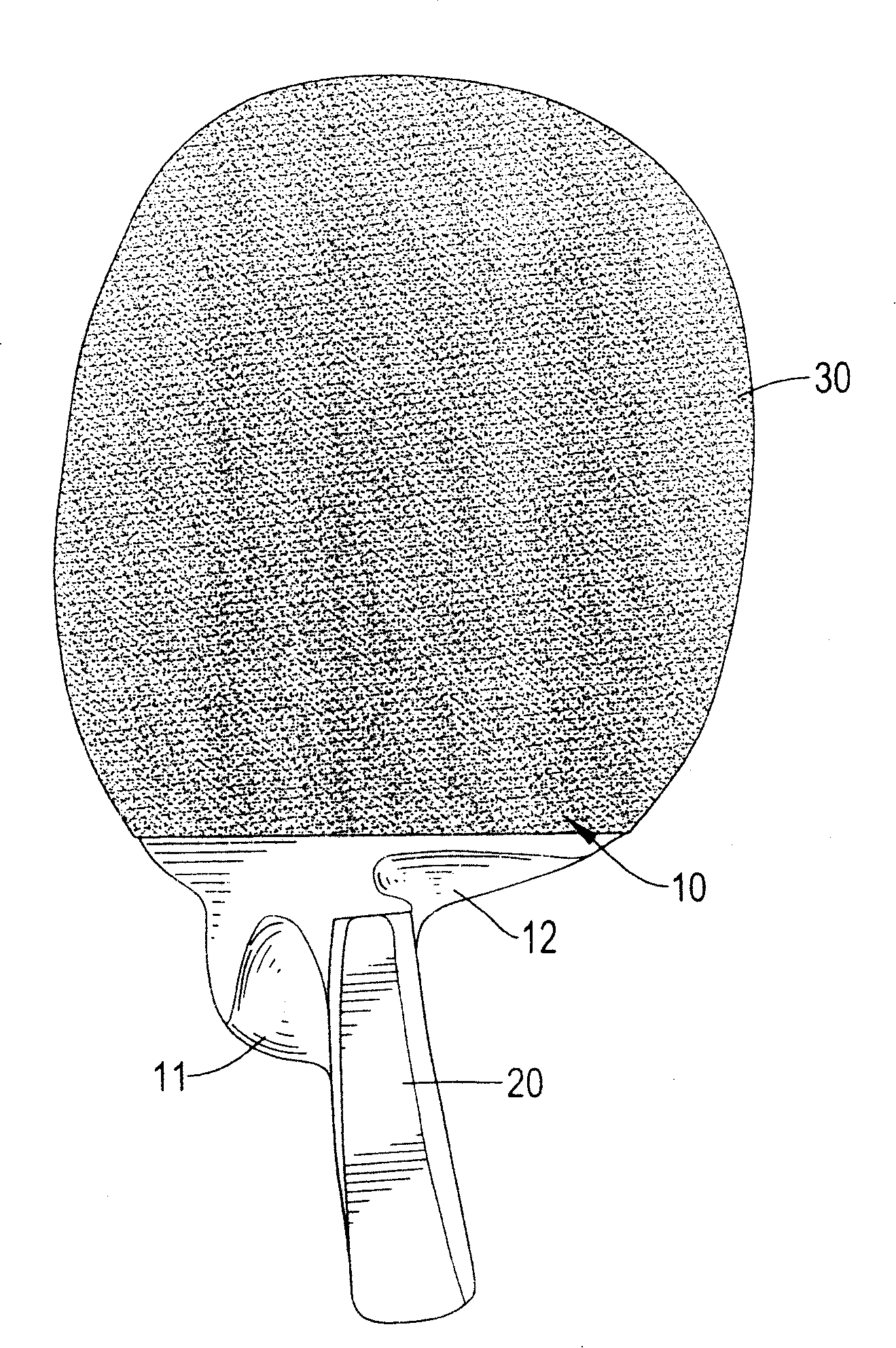 Table tennis bat