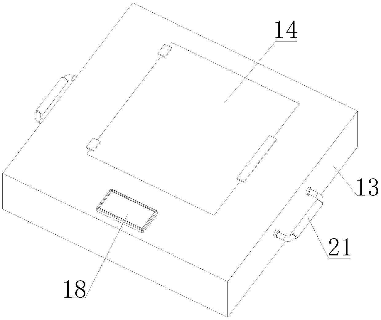 Intelligent box type incubator for wild geese