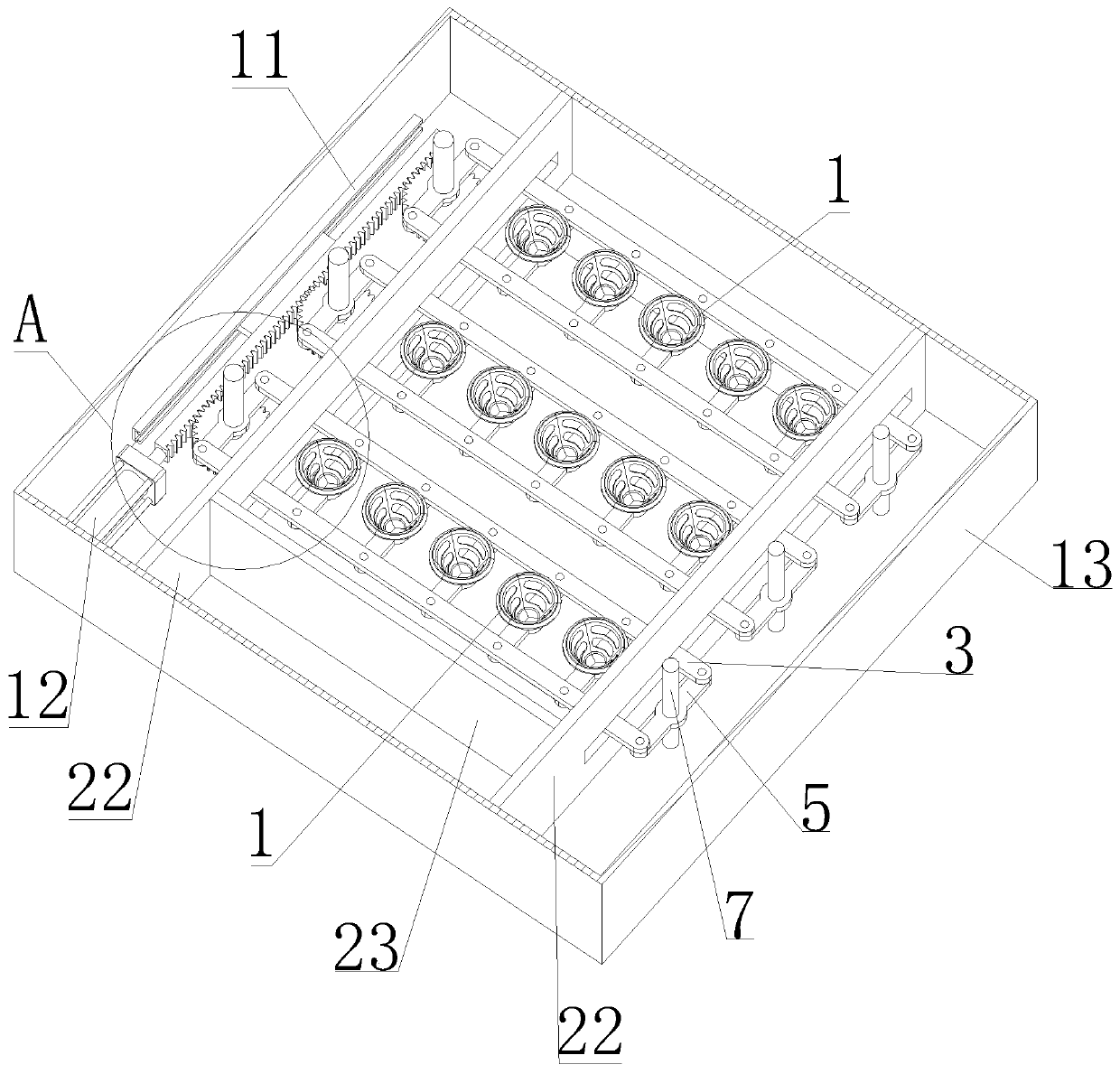 Intelligent box type incubator for wild geese