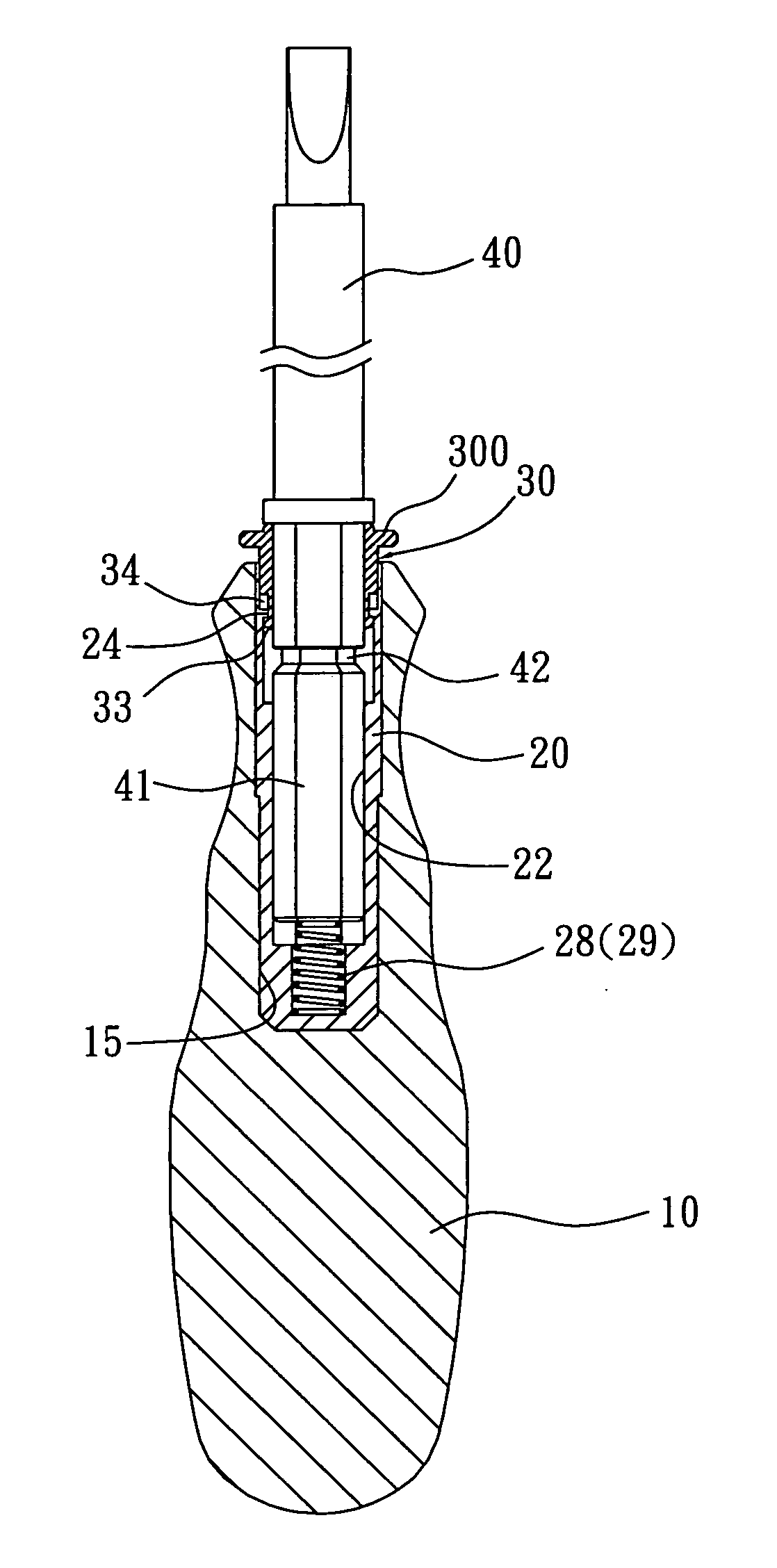 Screwdriver having quick release tool shank background of the invention