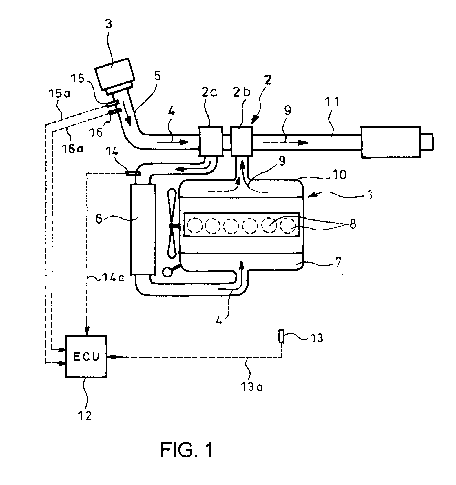 Turbo rotational frequency detection device