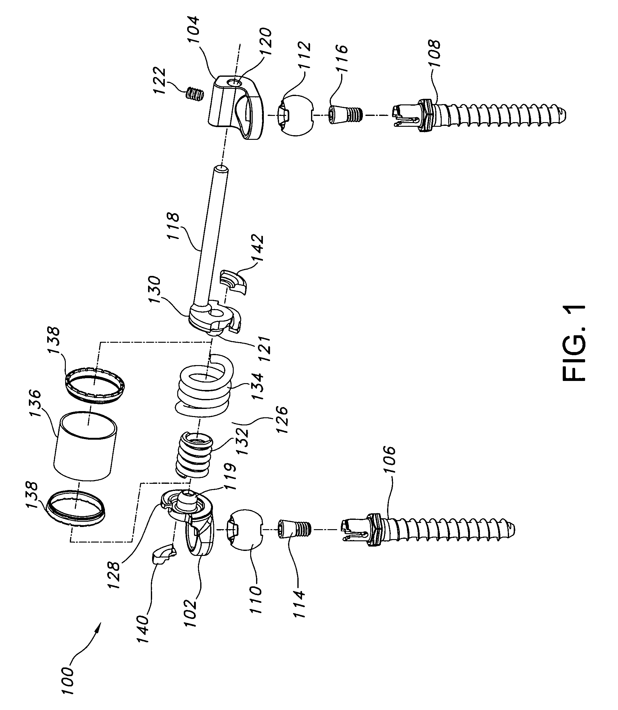 Spinal stabilization device with weld cap