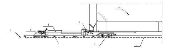 Device and method for moving buoyancy tank of semi-submersible ship