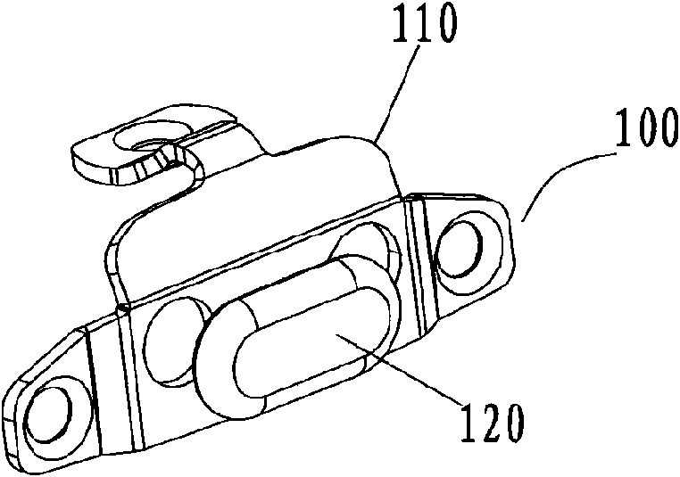 Hanging buckle structure for carrying articles and interphone provided with hanging buckle structure