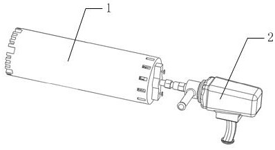 Drilling equipment used in wood processing