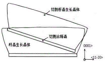 Method for growing large-size and low-defect silicon carbide monocrystal and wafer