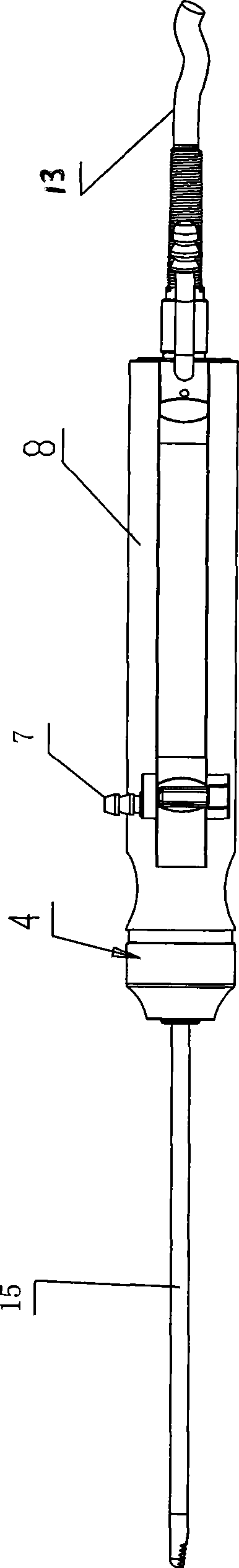 Electric excision device for bone excision operation