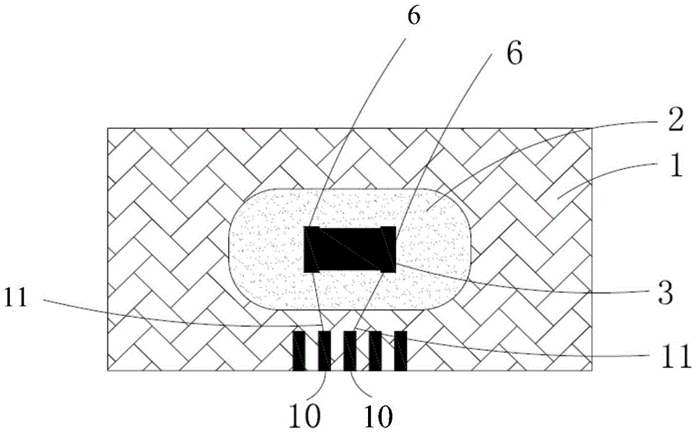 SMD type passive electronic component mounting structure and method