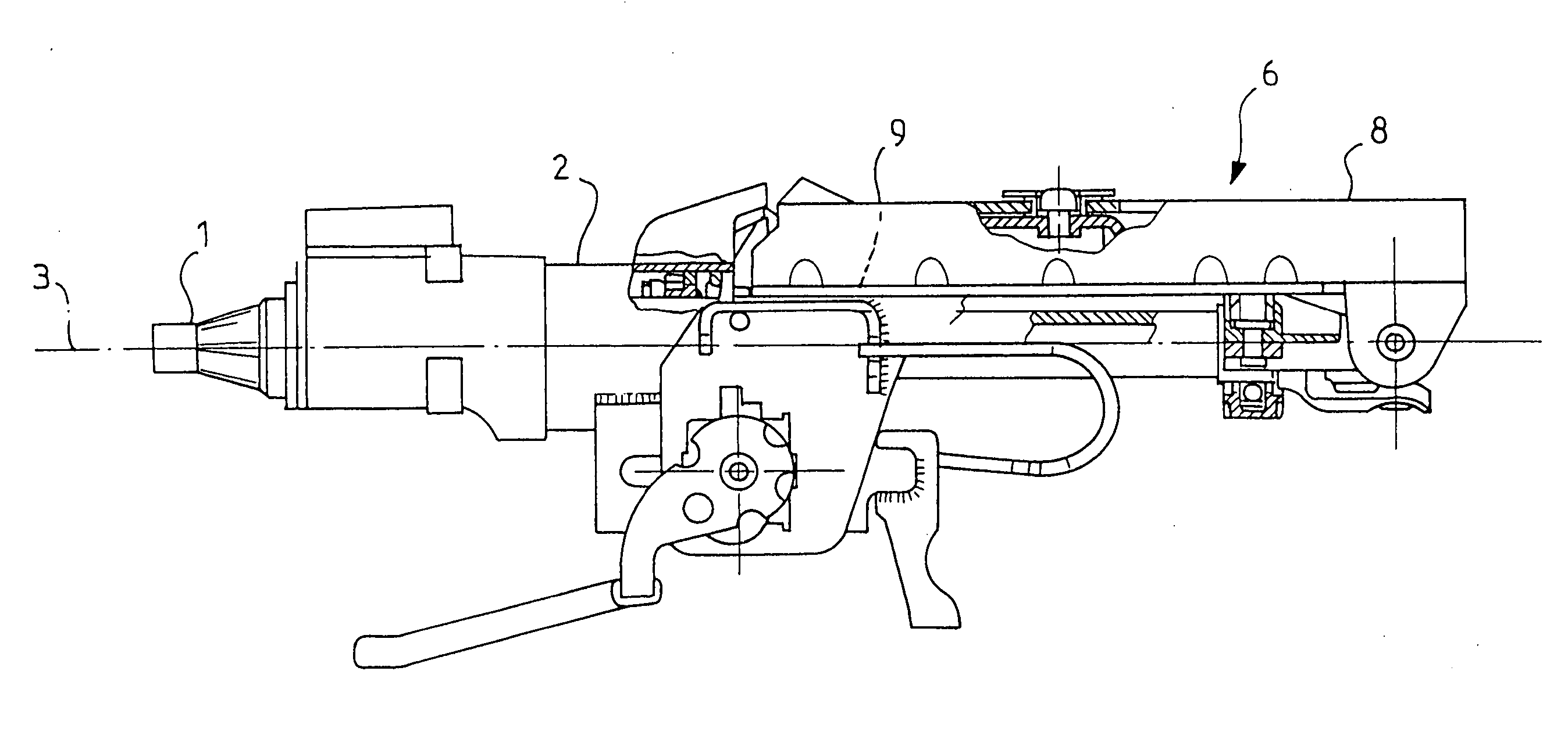 Steering mechanism including controllable impact energy absorbing means