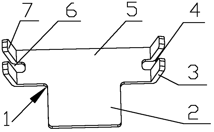 Elastic piece structure of core disk-pressing module