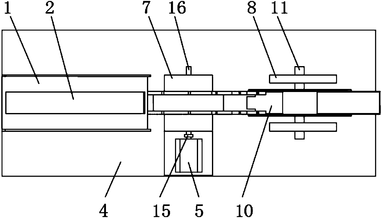 Rotary transportation type weld foot cutter