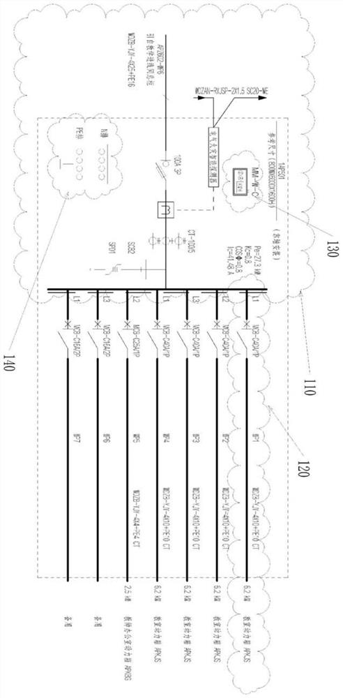 Revit-based electrical system diagram generation method