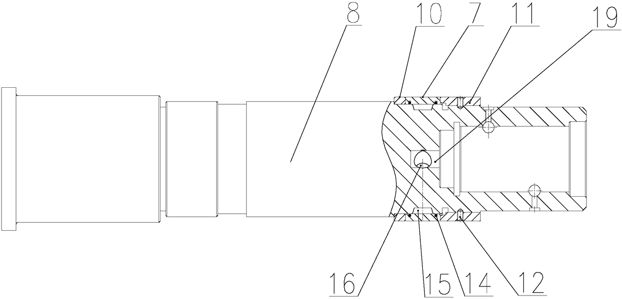 Self-lubricating water injection and gas injection method and structure of rotary excavation equipment