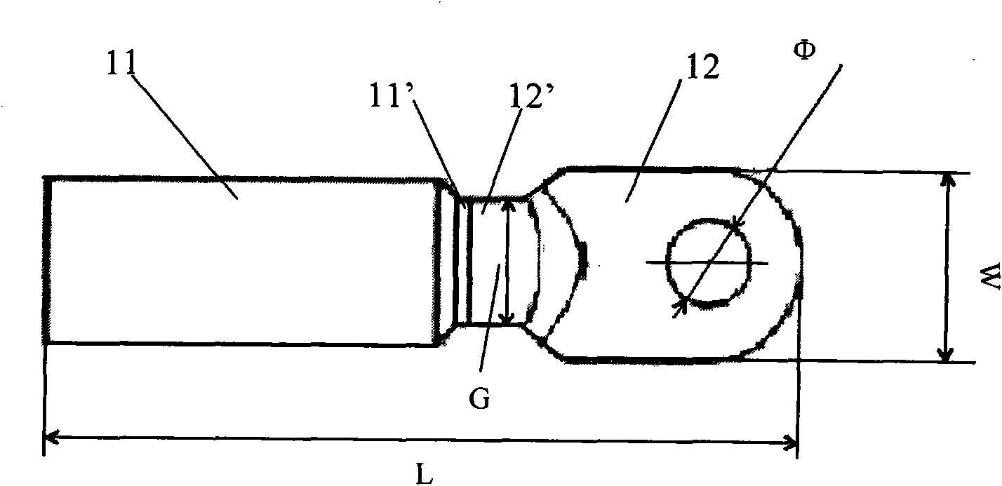 Copper and aluminium transition binding post