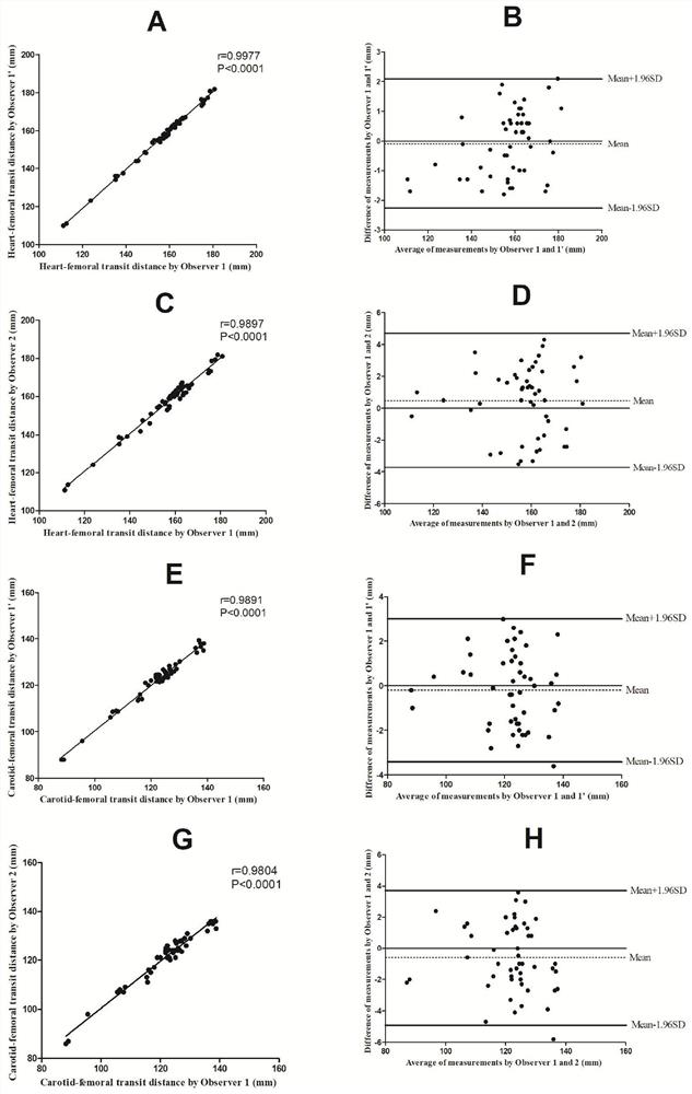 Non-invasive measurement method for aortic stiffness of rat model