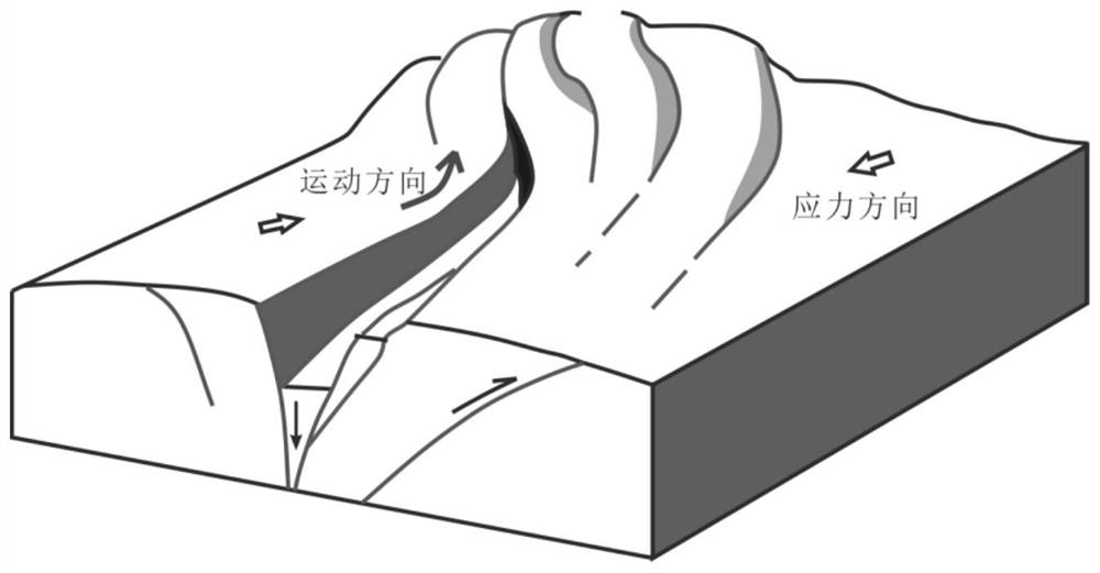 A method for identifying the development direction of strike-slip faults in sedimentary basins