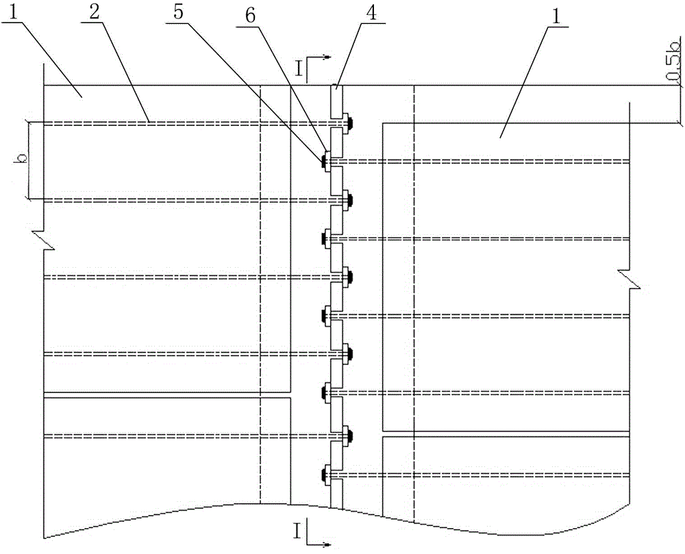 Assembly type prefabricated floor slab connecting piece for steel structure building and mounting method thereof