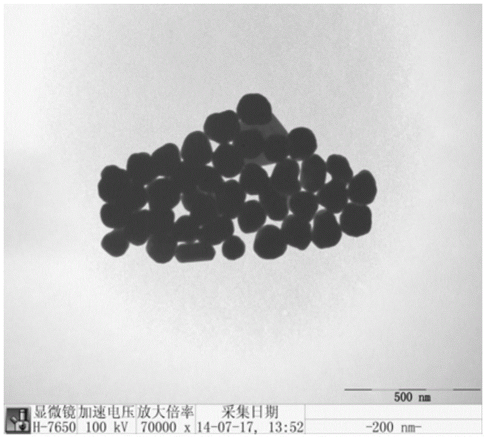 Crystal seed growth method for preparing gold nano-particles