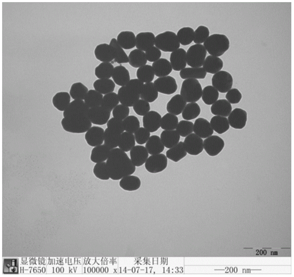 Crystal seed growth method for preparing gold nano-particles