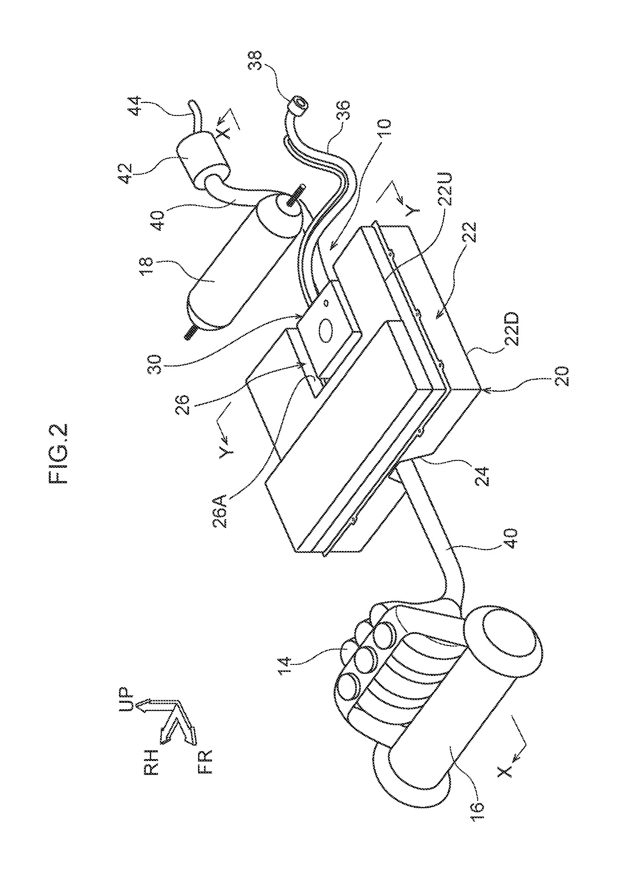 Vehicle underfloor structure