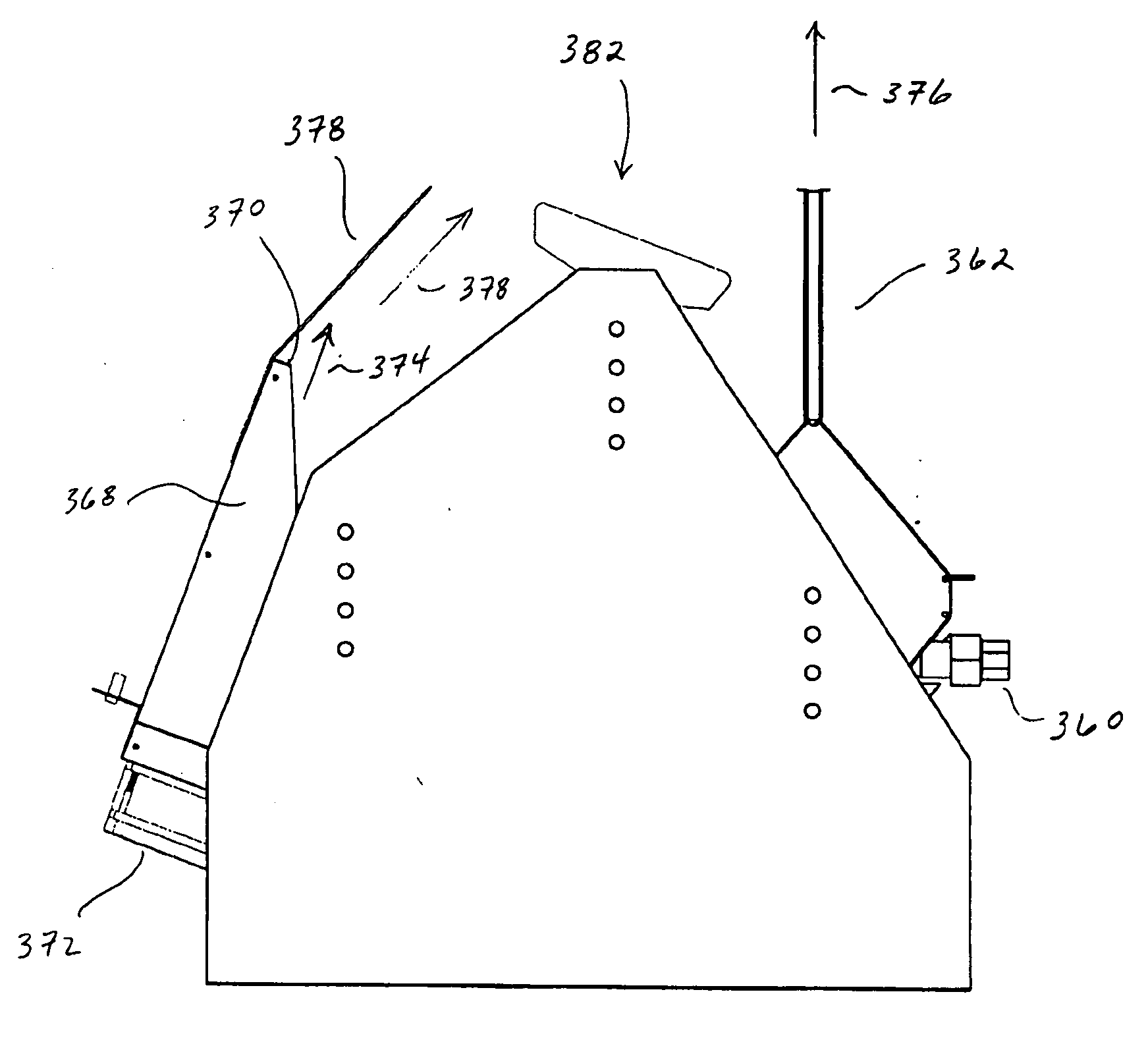 Apparatus for producing a fire special effect