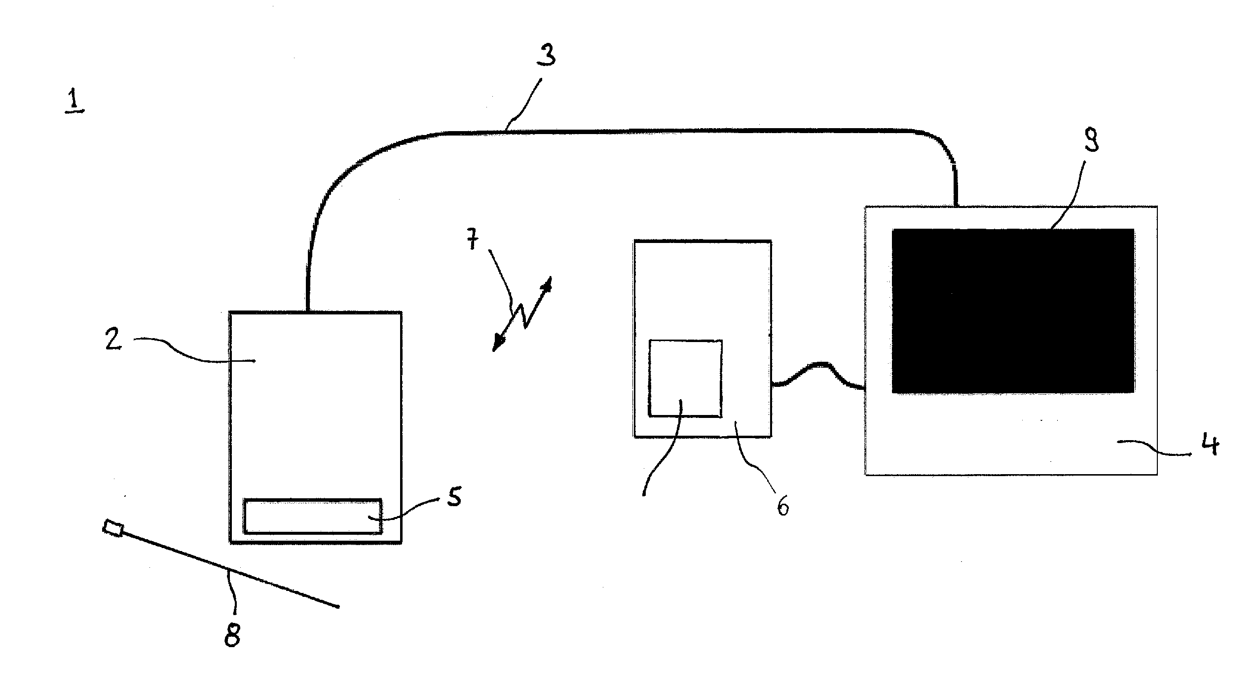 Imaging probe and method of obtaining position and/or orientation information