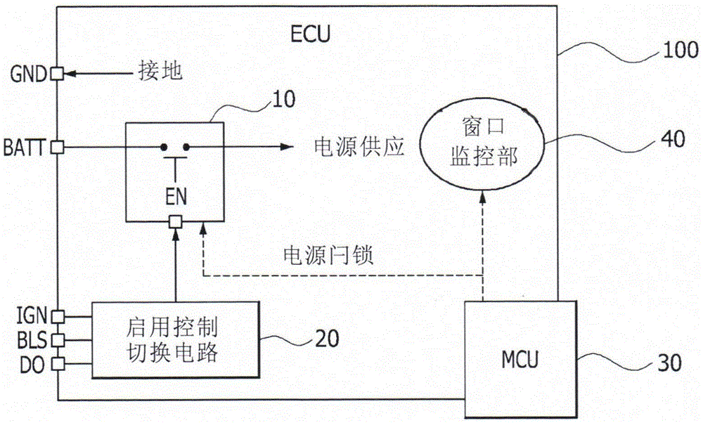 Power stabilization device and method for electric booster system