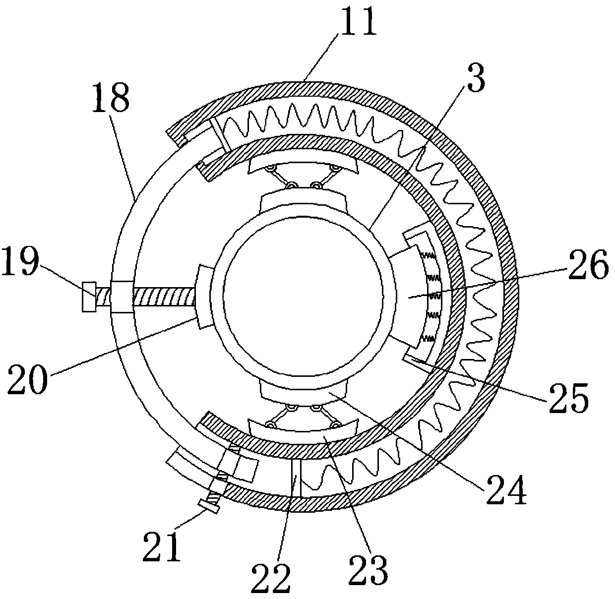 3D printing annular ring type gas atomization nozzle