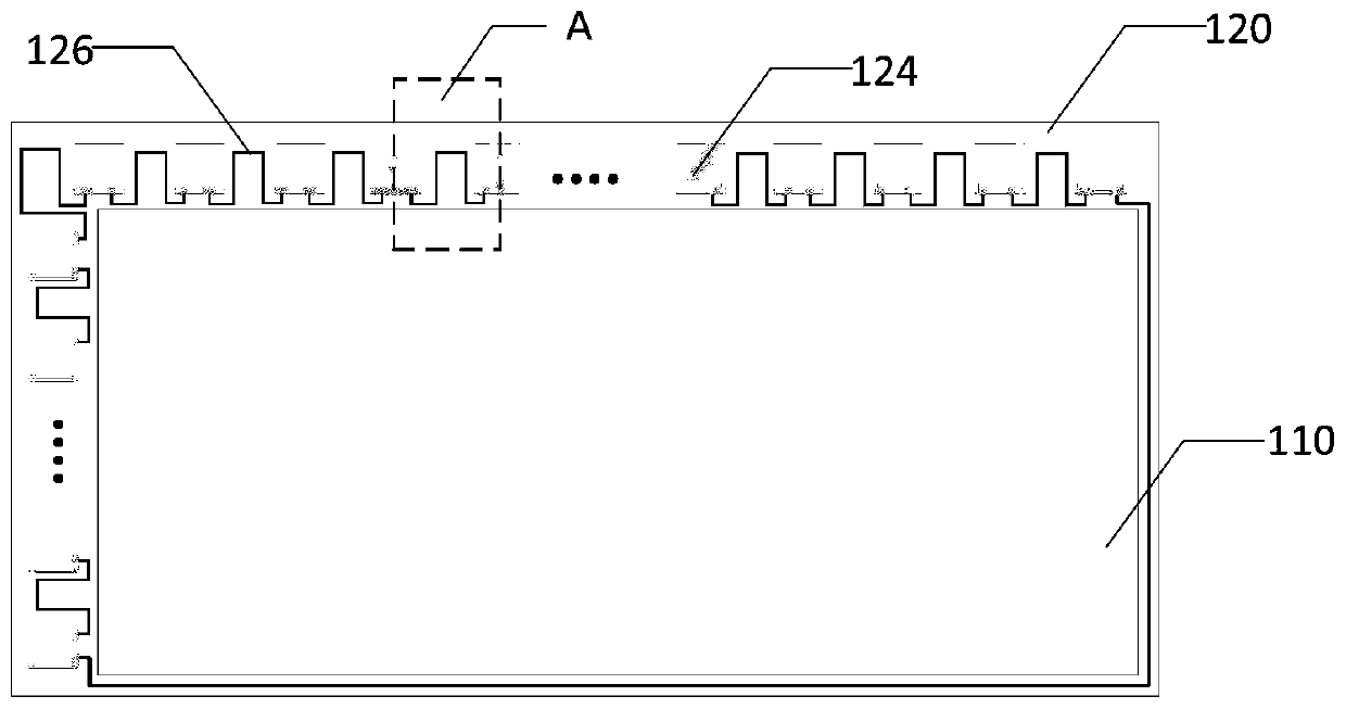 A combined display screen and an interface yield detection method