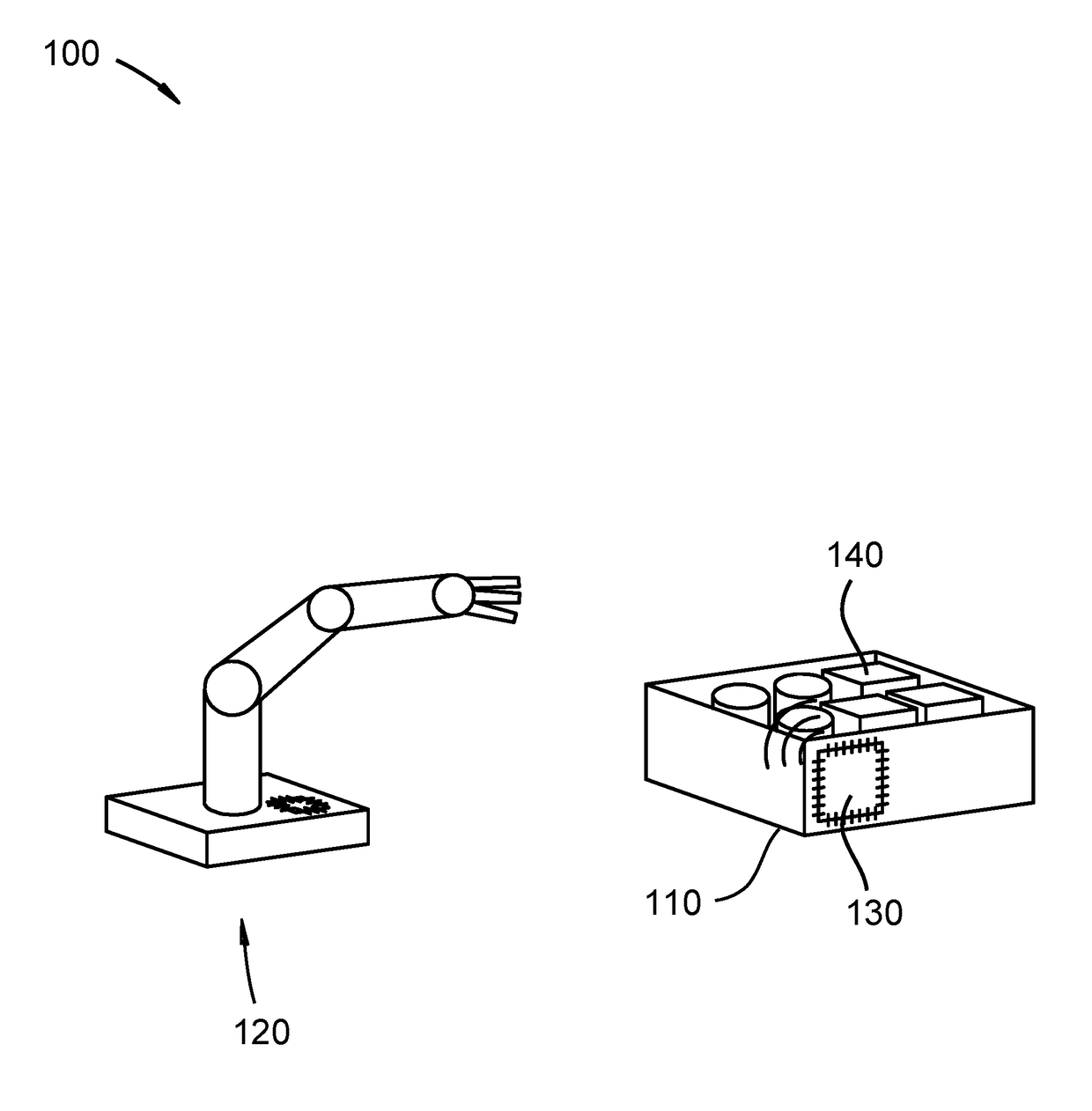 Container and Robot Communication in Inventory System