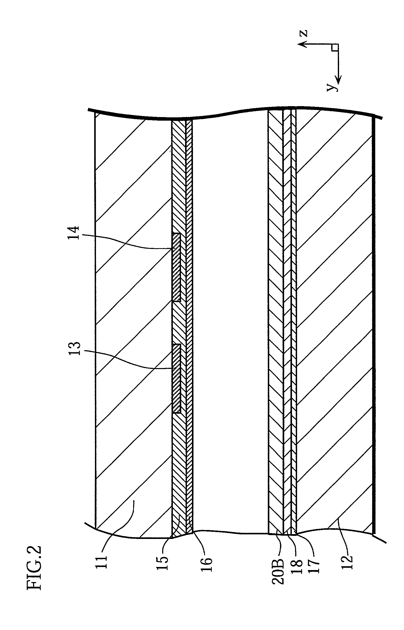Surface-discharge type display device with reduced power consumption